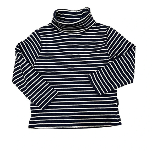 Jojo Maman Bebe Striped Turtleneck Long Sleeve Shirt - Picture 1 of 6